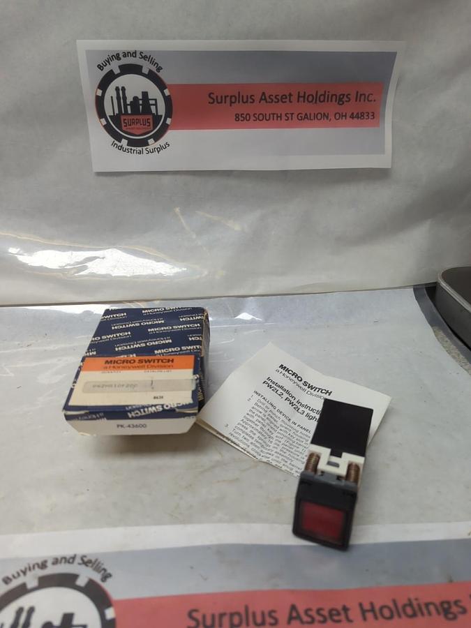 HONEYWELL,PW2HR1DF2DD,PUSHBUTTON LIGHTED UNIT NOS
