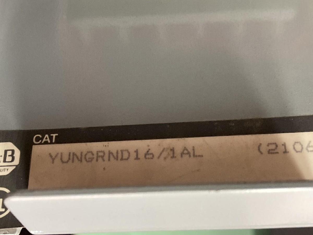 Used Allen Bradley,2100 2106,20 Inch Size 1 Fused MCC Reversing Starter Bucket