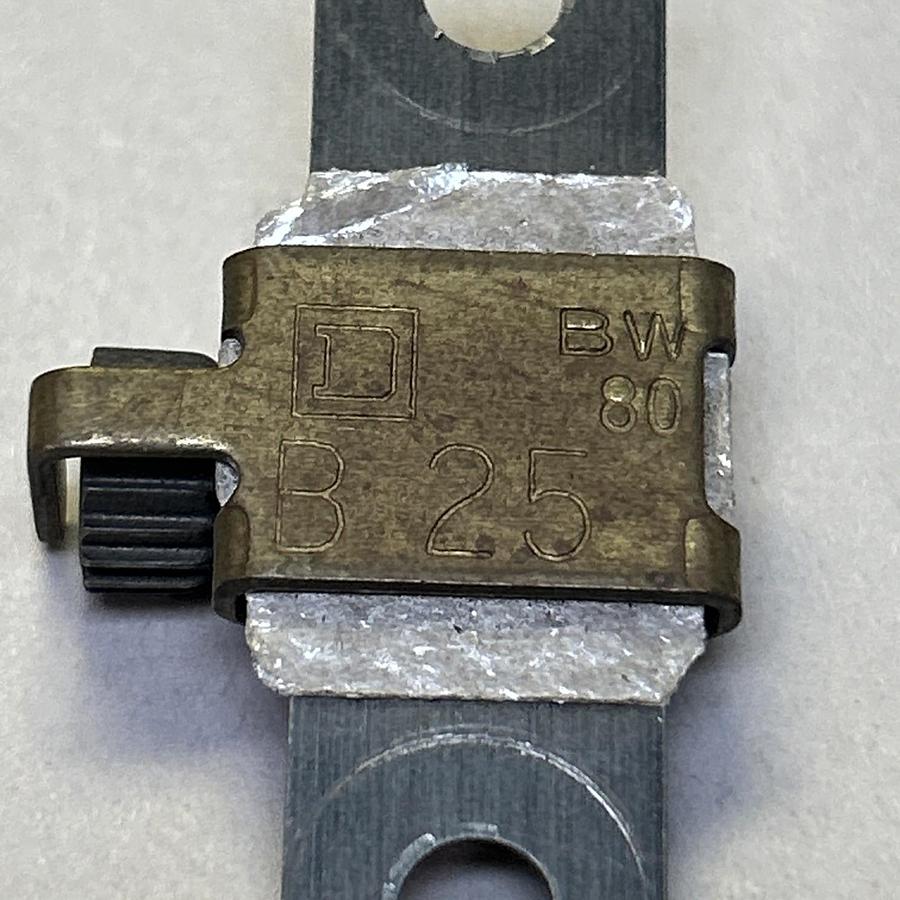 Used SQUARE D,B25,THERMAL OVERLOAD HEATER ELEMENT LOT OF 5