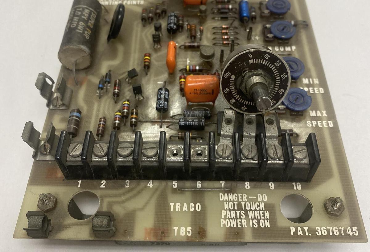Used TRACO,3676745,PC BOARD CONTROLLER