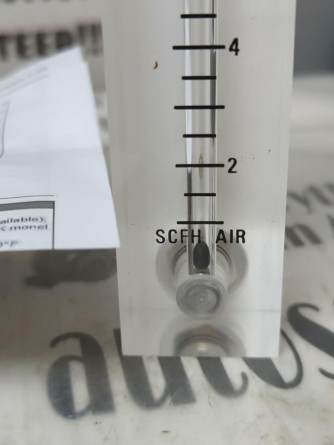 DWYER,VFB-91,FLOW METER 4 INCH SCALE 1-10 SCFH AIR NOS
