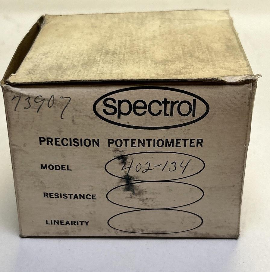Used SPECTROL,402-134,PRECISION POTENTIONMETER 1000 ohms TO 5000 ohms