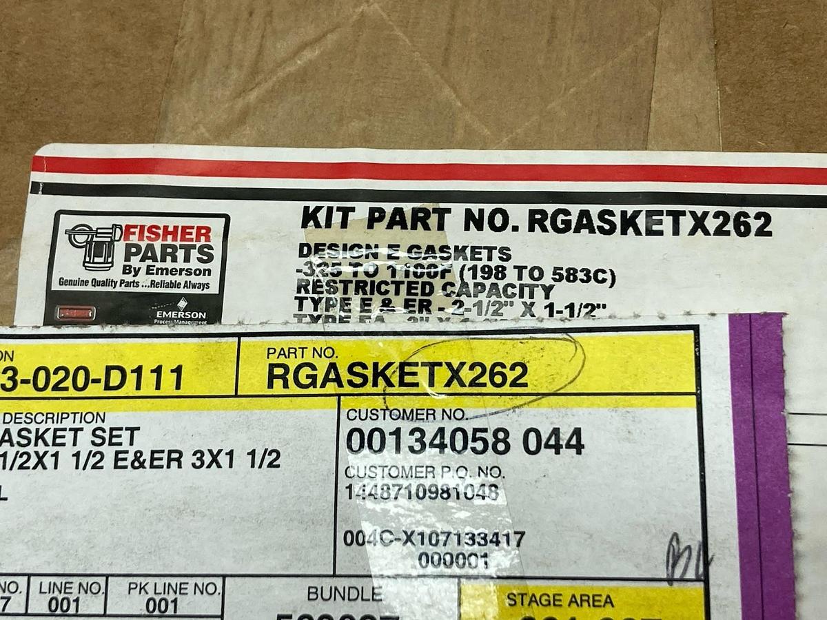 Emerson Fisher,RGASKETX162,OEM Parts Kit