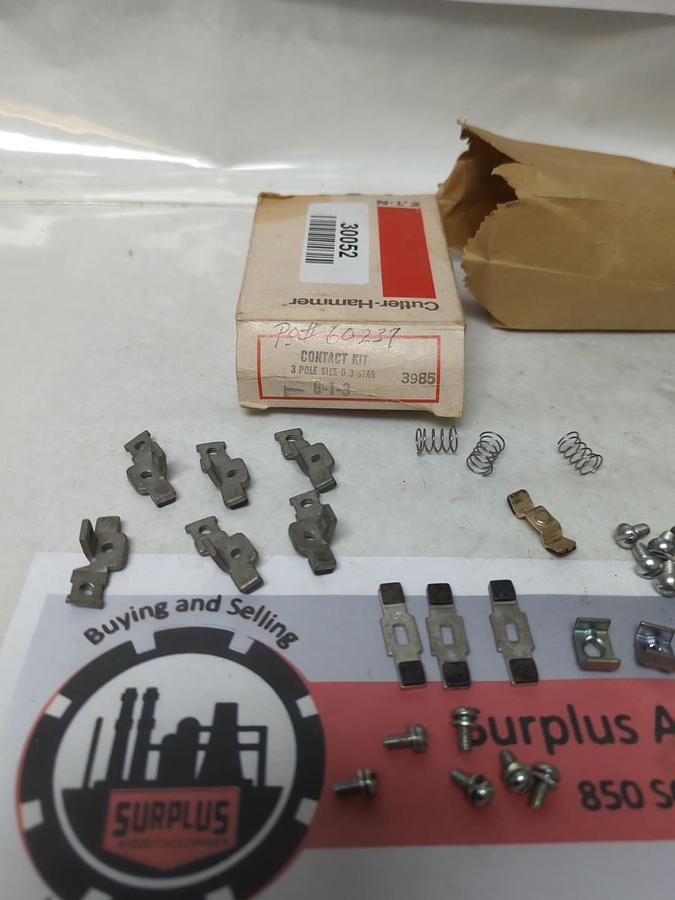 CUTLER-HAMMER,6-1-3,CONTACT KIT 3-POLE NOS