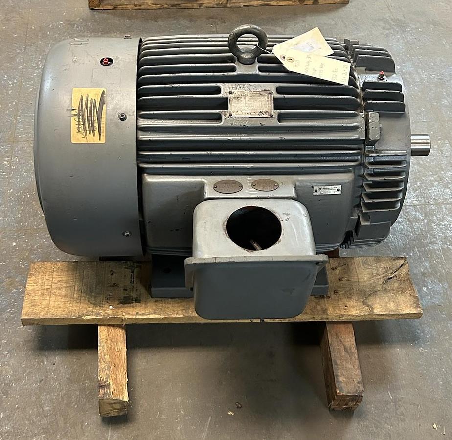 Used TECO,AEEANC,INDUCTION MOTOR 75HP 1175RPM 460V 3PH 365TSC FRAME