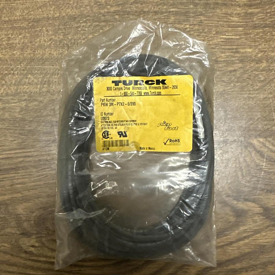 Turck,PKW 3M-P7X2-6/S90,Cordset