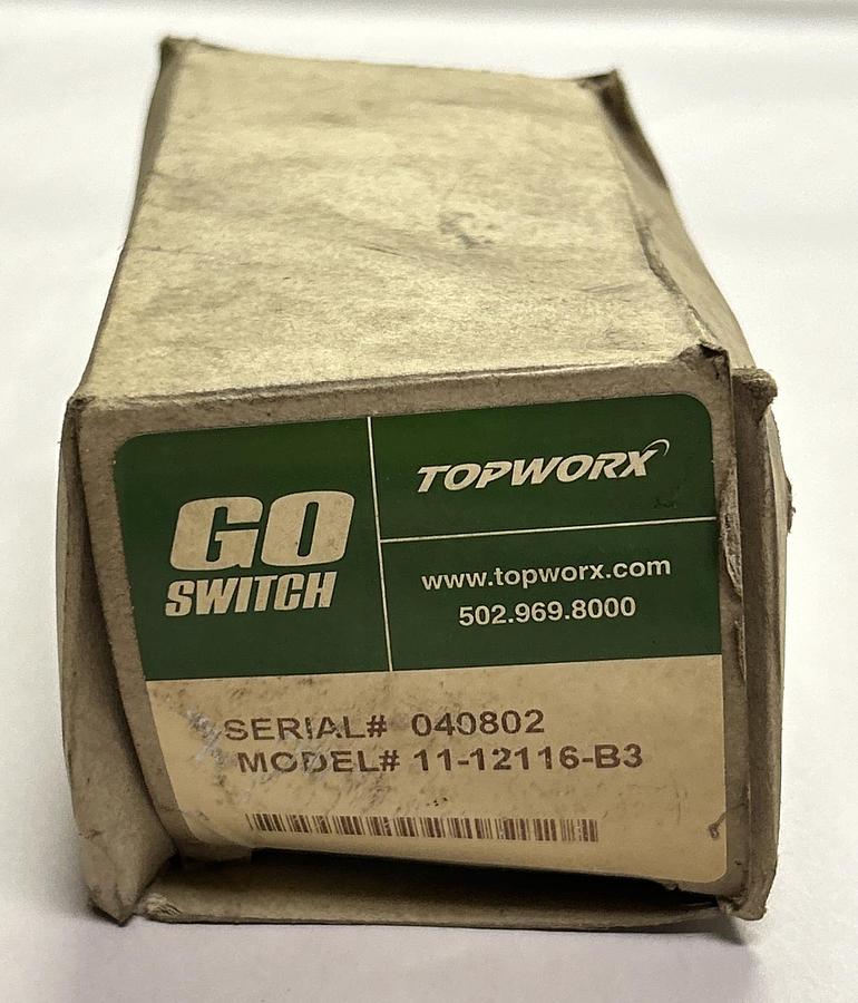 TOPWORX GO SWITCH,11-12116-B3,PROXIMITY SENSOR LIMIT SWITCH NOS