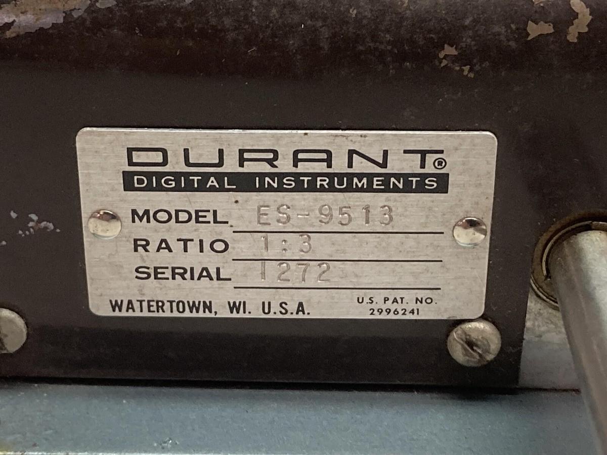 Used Durant,ES-9513,Rotary Contactor Ratio 1:3