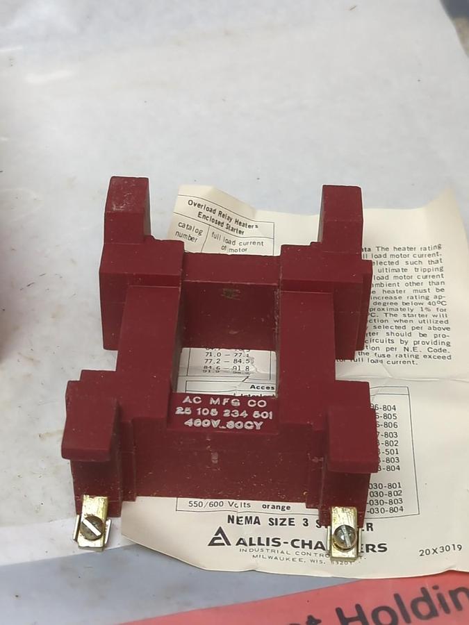 ALLIS CHALMERS,25-107-030-802,COIL KIT SIZE 3 & 4 NOS