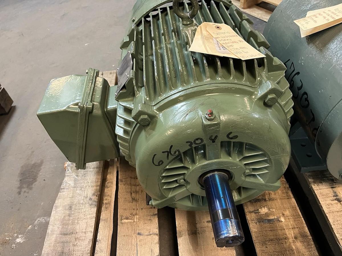 Used SIEMENS,1LE23212CB212AA3,SD100 MOTOR 30HP 1775RPM 3PH 286T