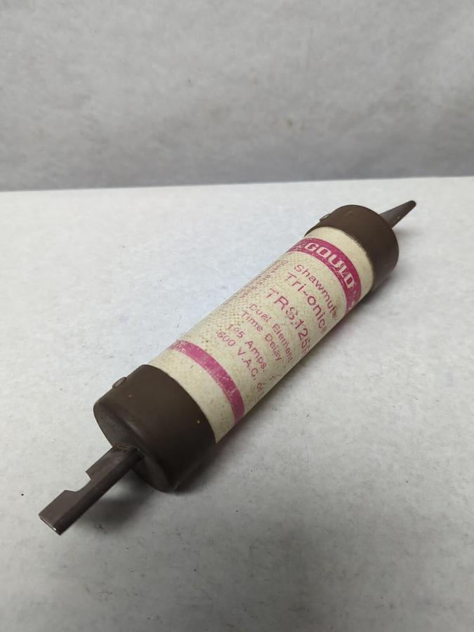 Used GOULD SHAWMUT,TRS125R,TRI-ONIC 125 AMP FUSE PRE-OWNED