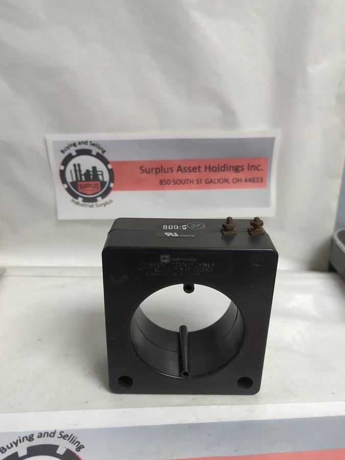 Used CUTLER HAMMER,4710A55H04,CURRENT TRANSFORMER RATIO 80015:5A PRE-OWNED
