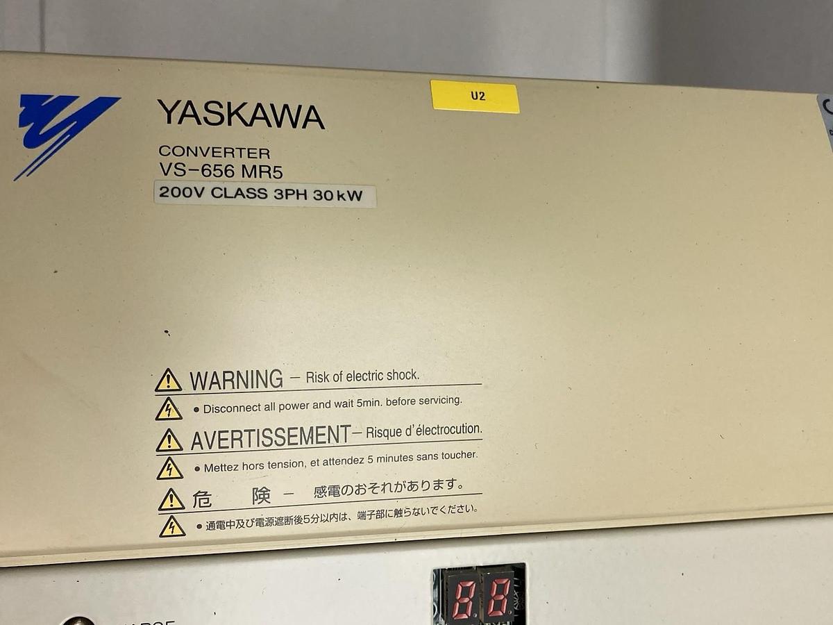 Used Yaskawa,VS-656 MR5,3-Phase Converter Servopack 200V 30kW