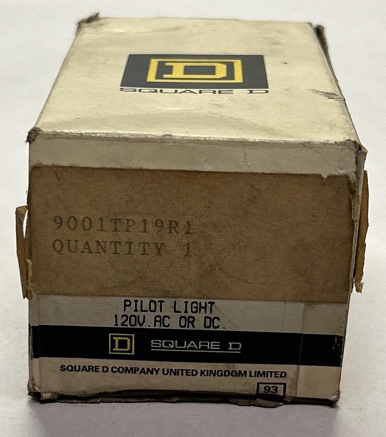 Used SQUARE D,9001TP19,GREEN PILOT LIGHT NOS
