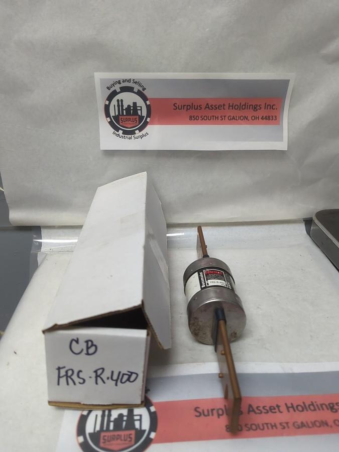Used COOPER BUSSMANN,FRS-R-400,FUSETRON 400 AMP FUSE PRE-OWNED