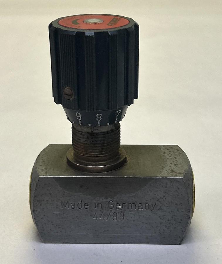 Used FLUTEC,DRV-12-01.1/5,FLOW CONTROL VALVE 5000 PSI