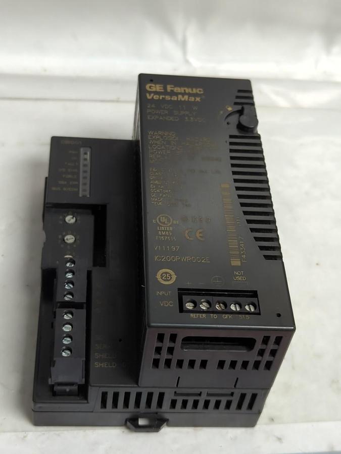 Used GE FANUC,IC200PWR002E,VERSA MAX POWER SUPPLY 24VDC 11W PRE-OWNED