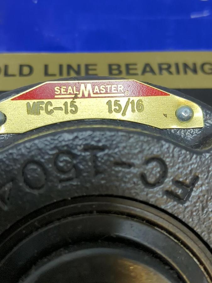SEALMASTER,MFC-15,FLANGE MOUNT BEARING 4-BOLT 15/16 INCH BORE