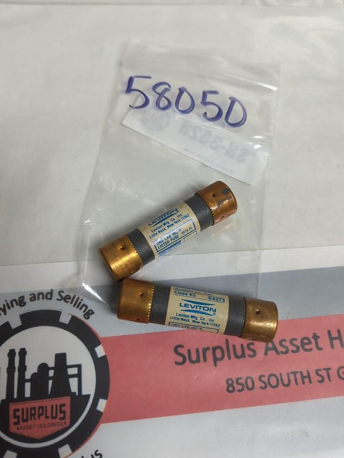 Used LEVITRON,58050,FAST-ACTING 50 AMP FUSE LOT OF 2 PRE-OWNED