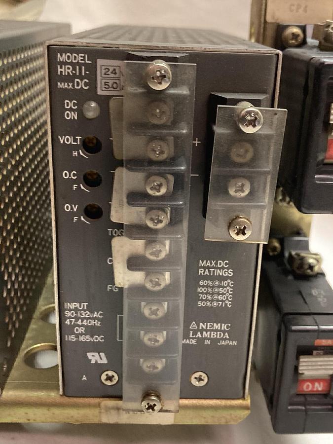 Nemic Lambda,HR-11,Power Supply DC 24V 5.0A SET OF 2