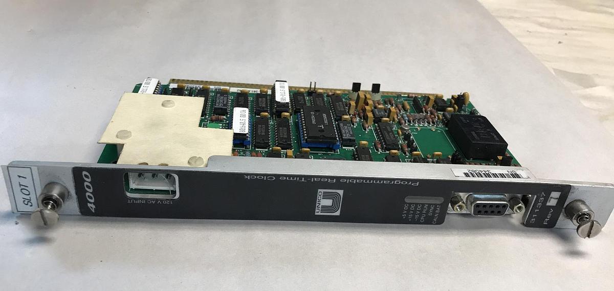 Used Unico,4000 311337,Programmable Real Time Clock Module