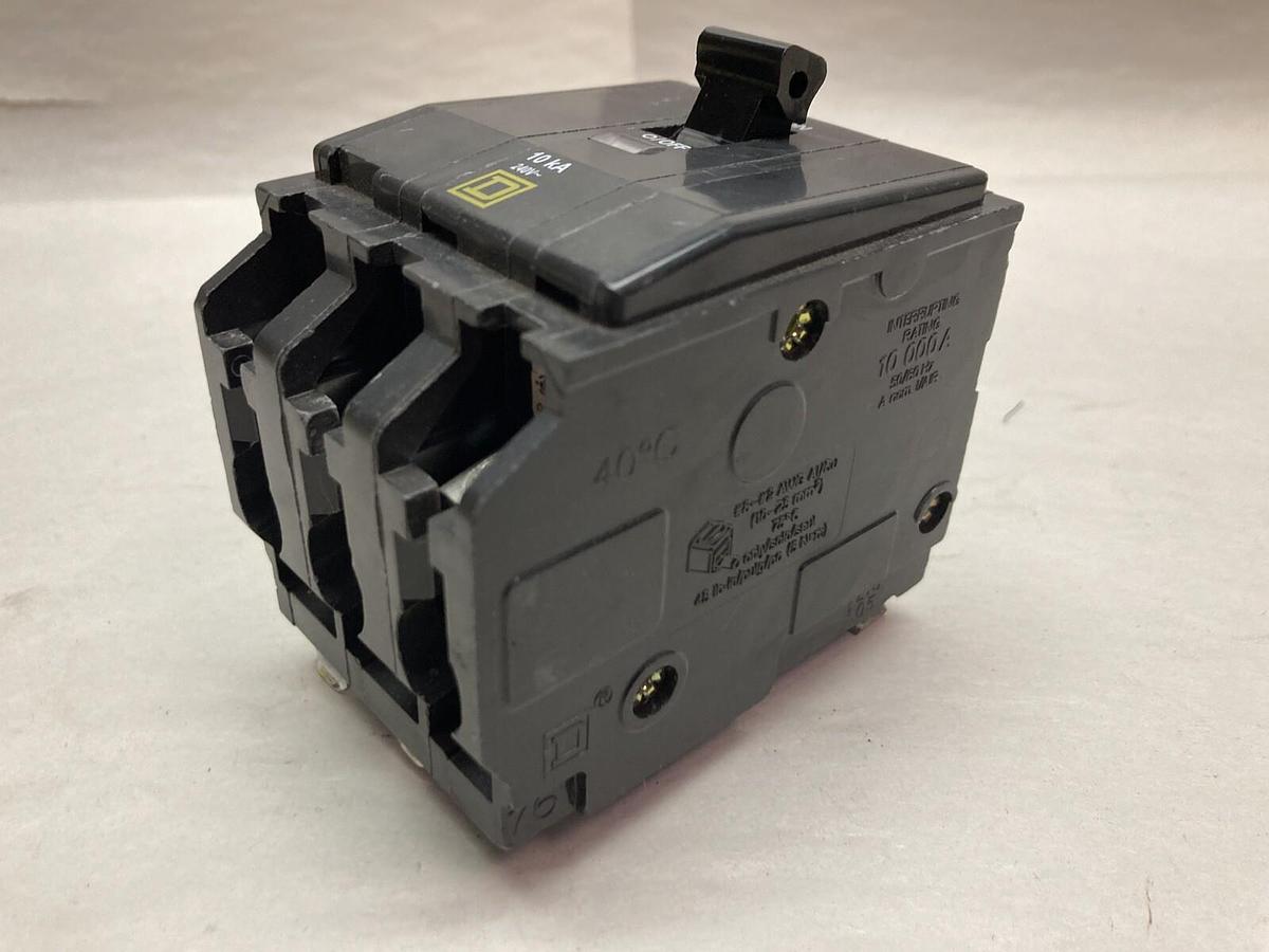 Used Square D,QO250,Circuit Breaker 50A 240V 2P