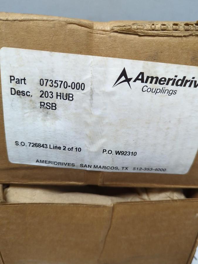 AMERIDRIVES,073570-000 203,HUB RSB NOS