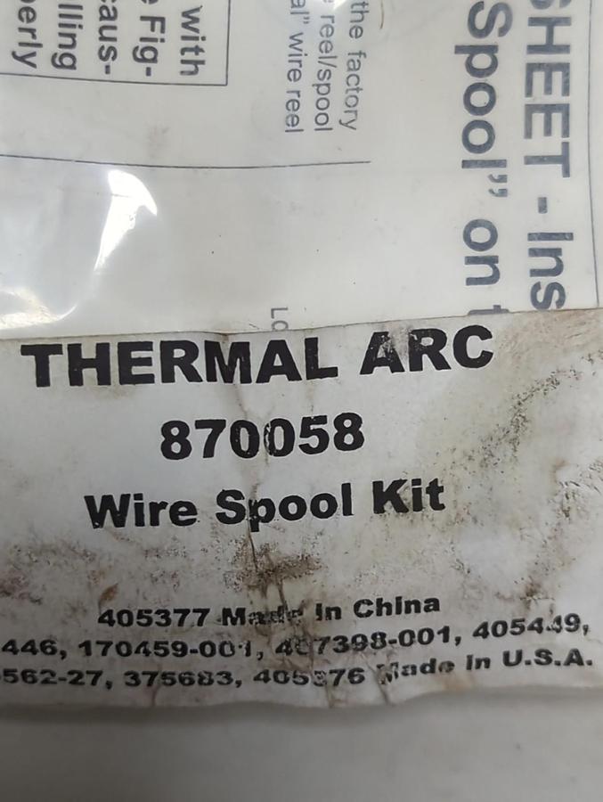 THERMAL ARC,870058,WIRE SPOOL KIT NOS