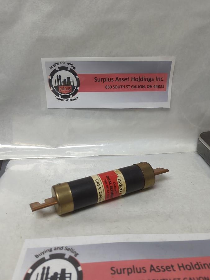 Used CEFCO,CRS-R 200,DUAL ELEMENT 200 AMP FUSE PRE-OWNED