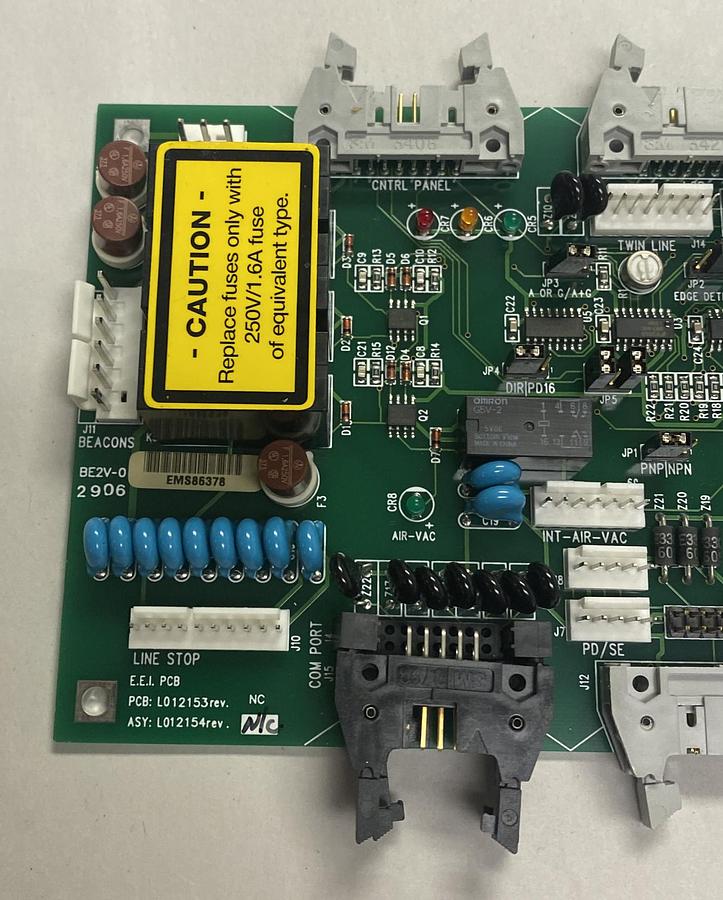 Used DOMINO,L012153,REV NC DRIVER PC BOARD