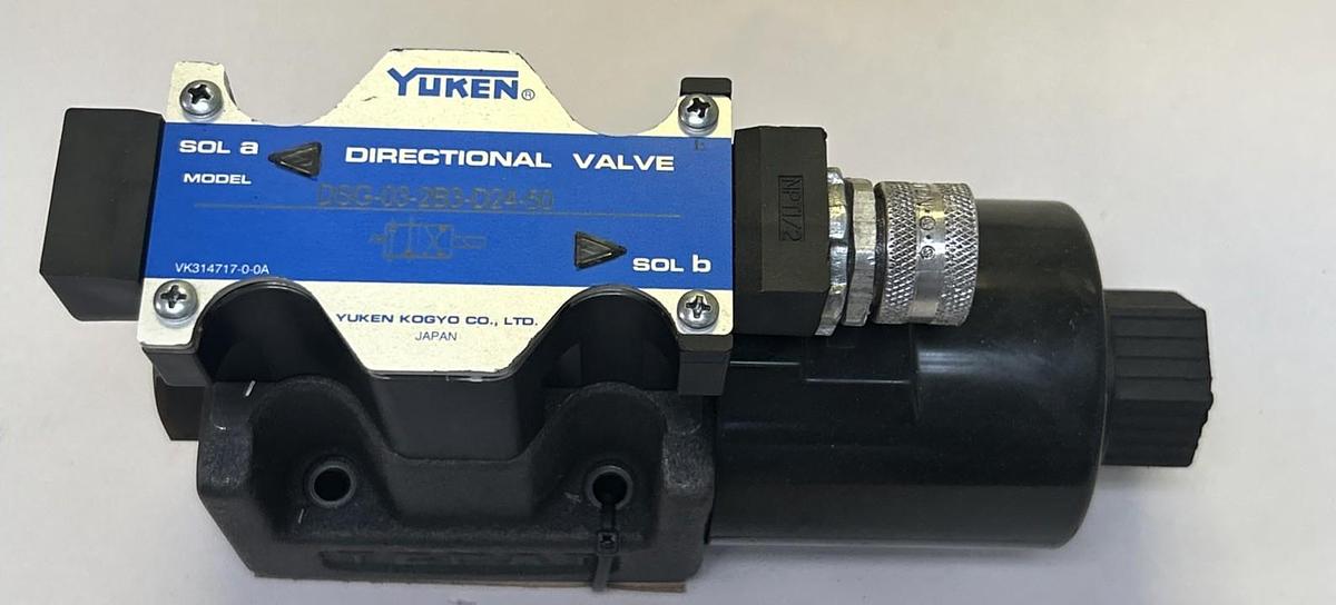 Used YUKEN,DSG-03-2B3-D24-50,HYDRAULIC DIRECTIONAL VALVE