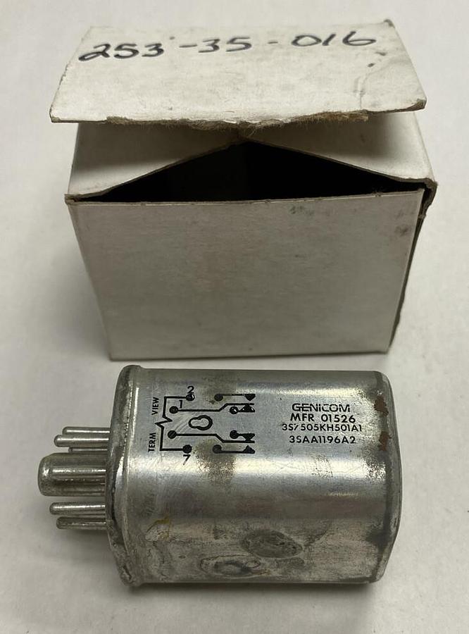 General Electric,357505KH501A1,Output Relay 10AMP 230V NOS