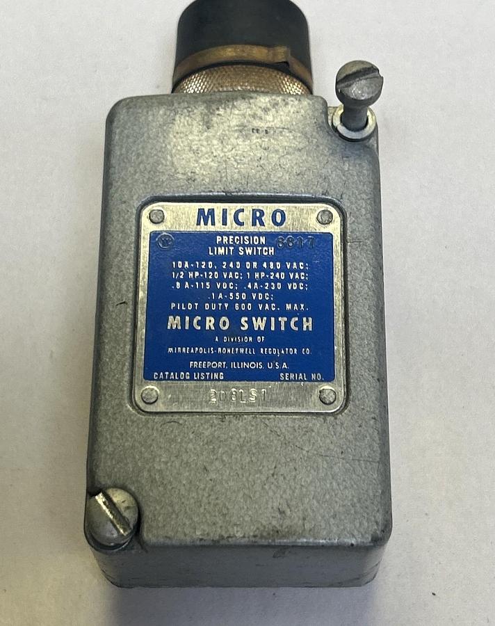 Used HONEYWELL MICRO SWITCH,208LS1,LIMIT SWITCH