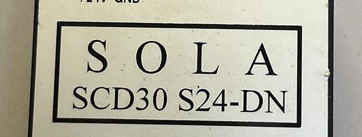 Used SOLA,SCD30S24-DN,DC TO DC CONVERSION MODULE 1.3A 24V