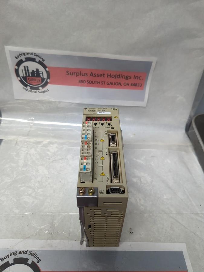Used YASKAWA,SGDH-01BE,SERVO PACK 100V PRE-OWNED