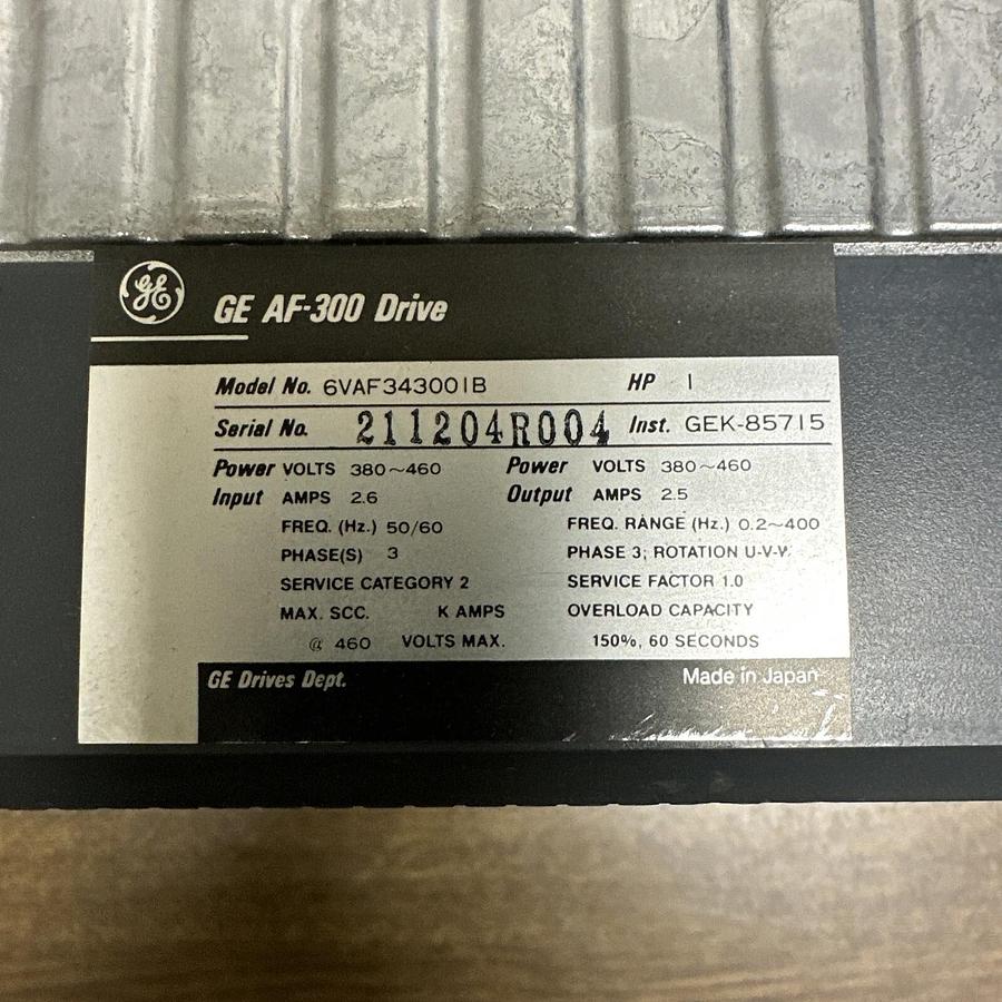 GE Drive AF-300B,6VAF343001B,AC Drive