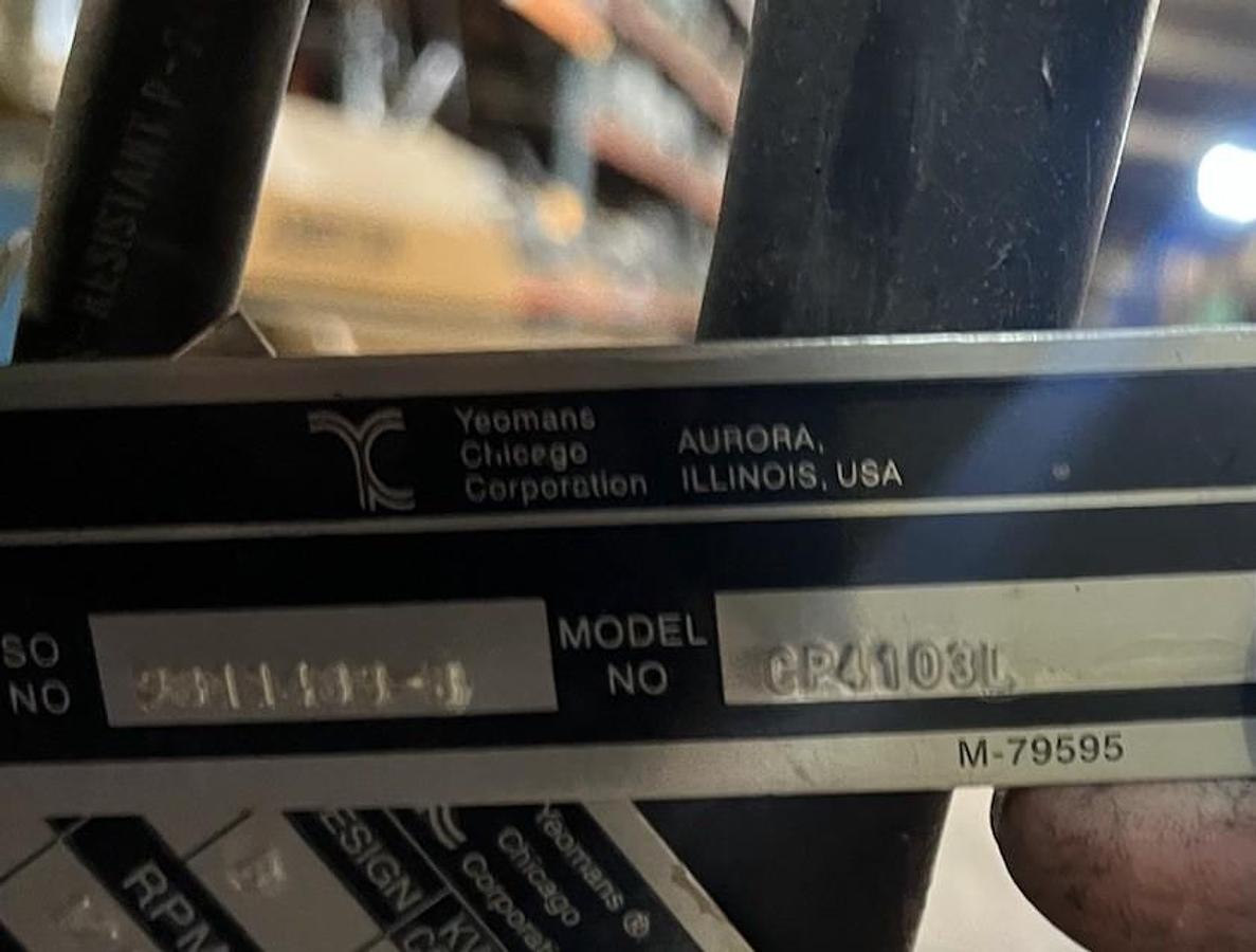 YEOMANS CHICAGO,CP4103L,SUBMERSIBLE PUMP 20HP 1741RPM 3PH 460V FR 210