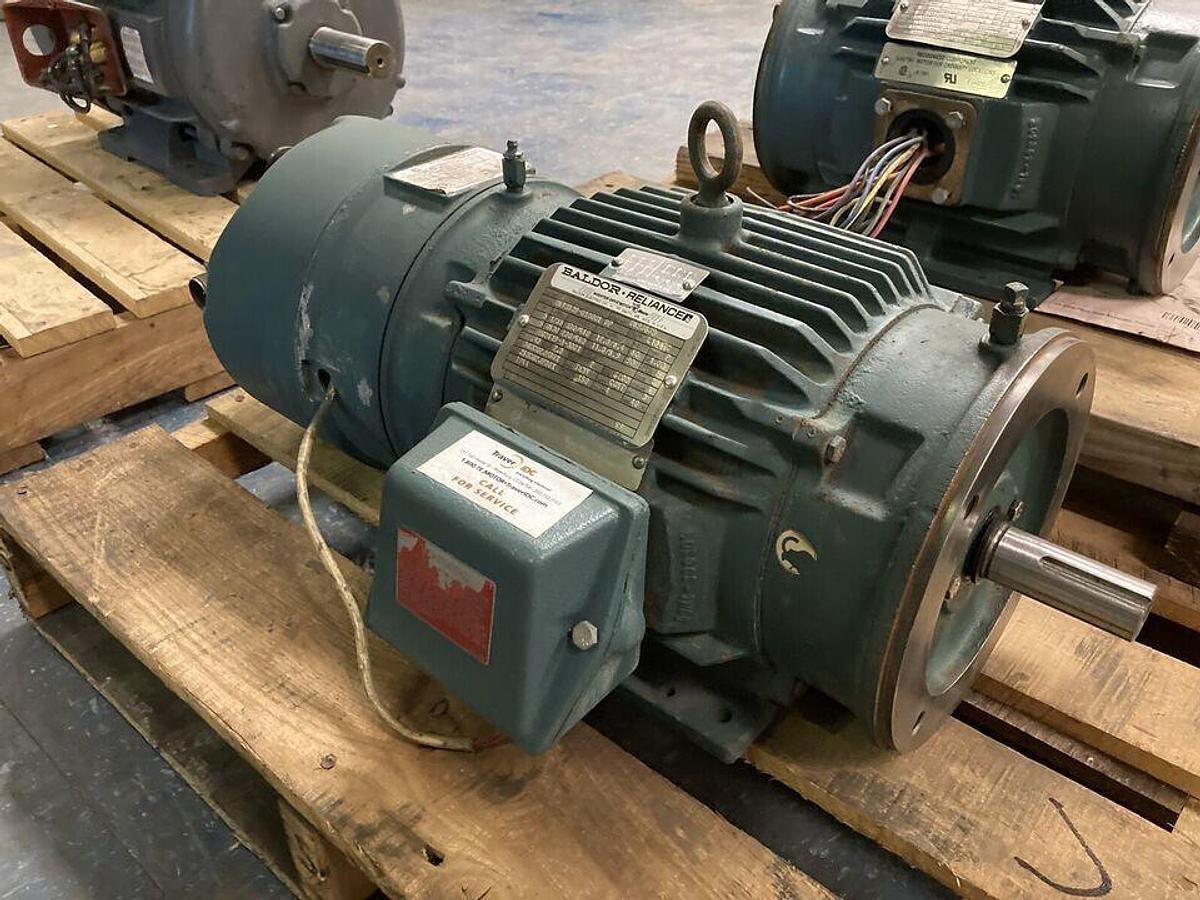 Used Baldor,B693839,5Hp 3PH Inverter Drive Brake Motor 1755rpm L184TC