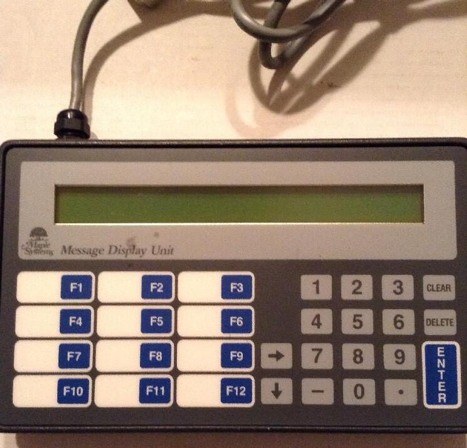 Used Maple Systems,GEF460A-004,Display Unit  w/ 2x40 LB LCD USED