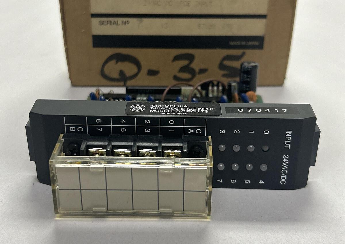 Used GE FANUC,IC610MDL111A,INPUT MODULE NEW