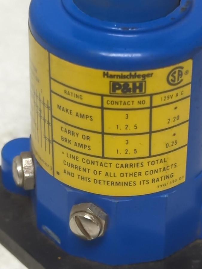 P&H,100E 4538-2,TWO SPEED PUSH BUTTON NOS