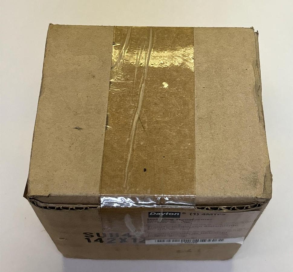 Used DAYTON,4MTP5,ISOLATING TRANSFORMER 100VA 277V PRI 120V SEC NEW