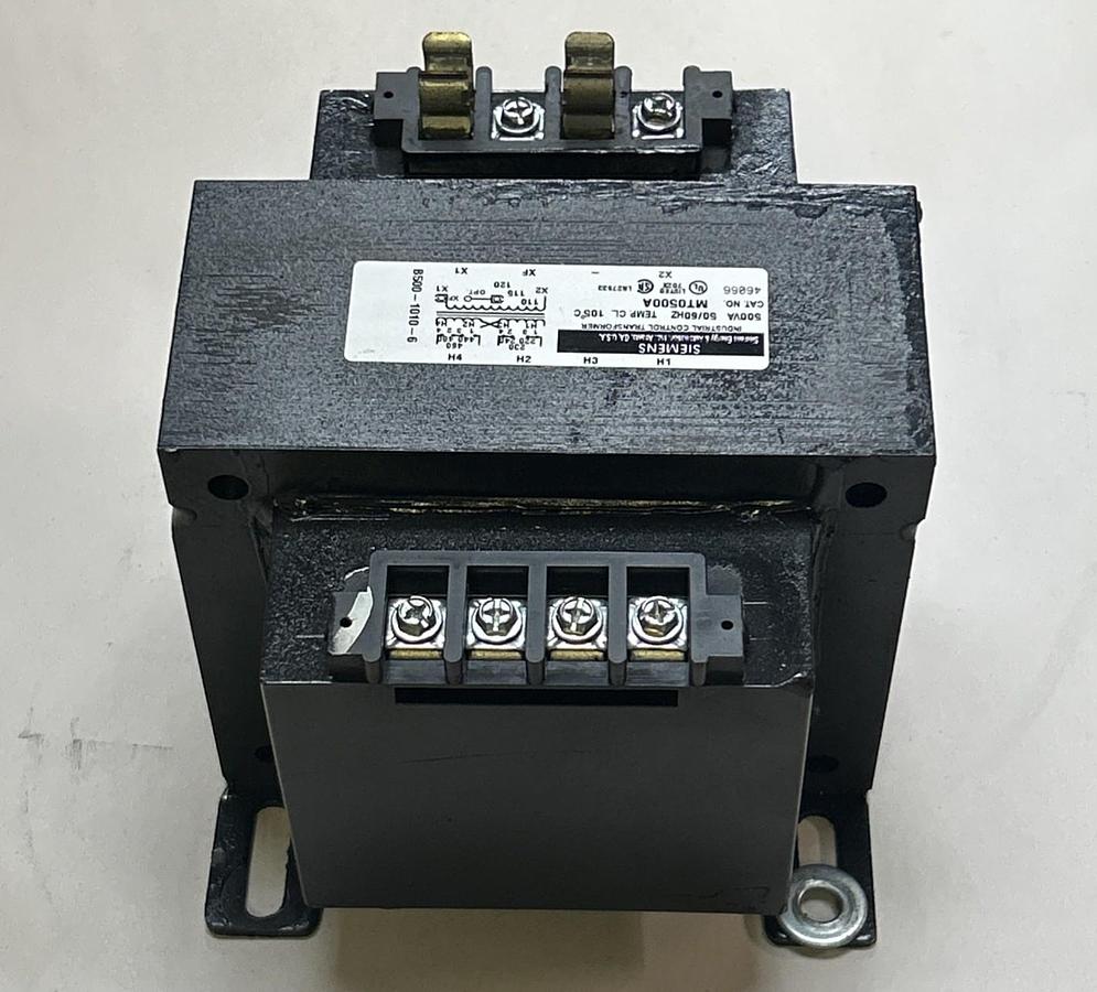 Used SIEMENS,MT0500A,INDUSTRIAL CONTROL TRANSFORMER 500VA 240/480-120V