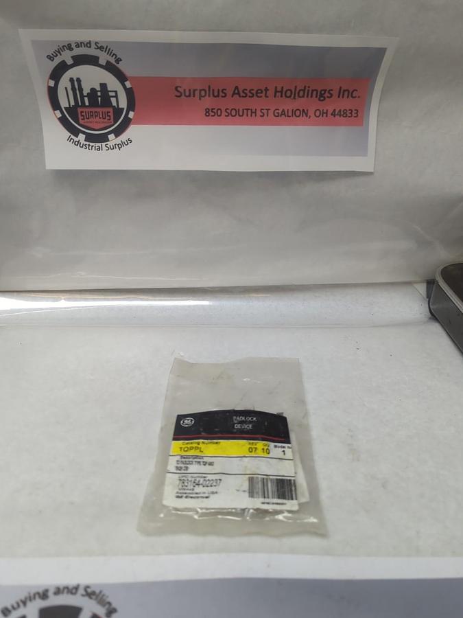 Used GENERAL ELECTRIC,TQPPL,PADLOCK DEVICE TO PADLOCK TYPE TQP & THQP C/B  REV 07 NOS