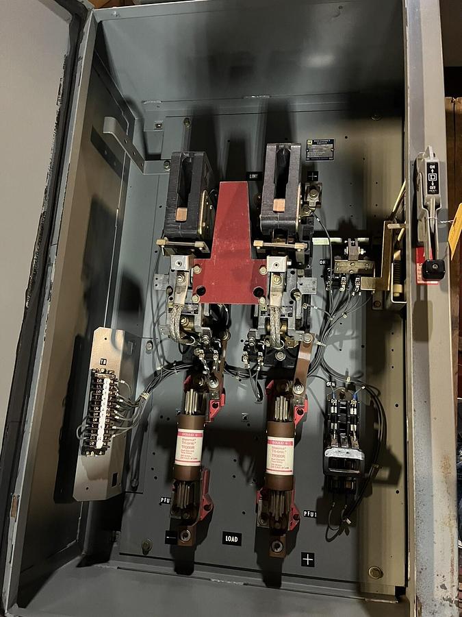 SQUARE D,6140MGS11Y35,CRANE DC DISCONNECT 6140 MGS-11 Y35 300A 230VDC