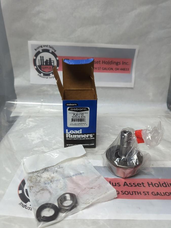 OSBORN,FLN-1-1/2,HEAVY DUTY IDLER ROLLER 1-1/2 INCH NOS