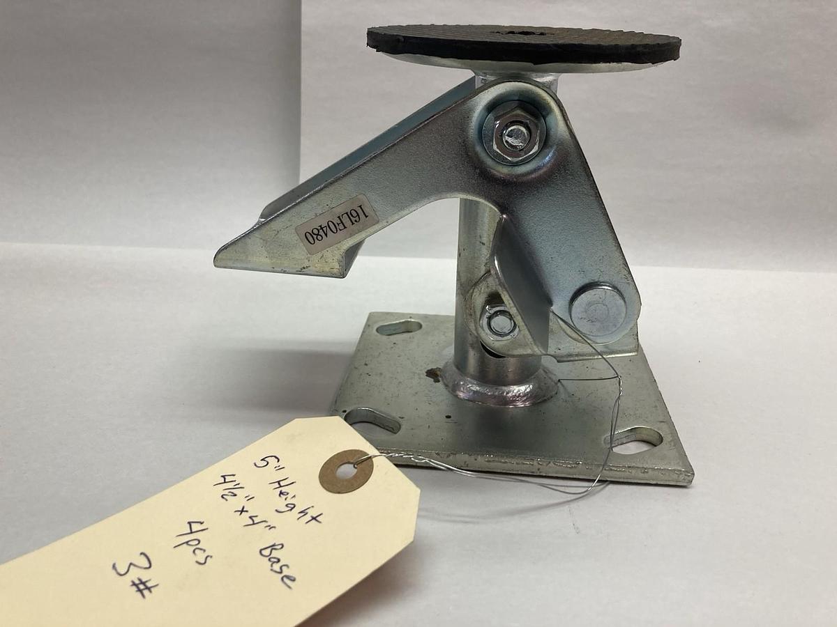 Unbranded,16LF0480,Floor Lock 5 Inch Height 4.5 x 4 Base