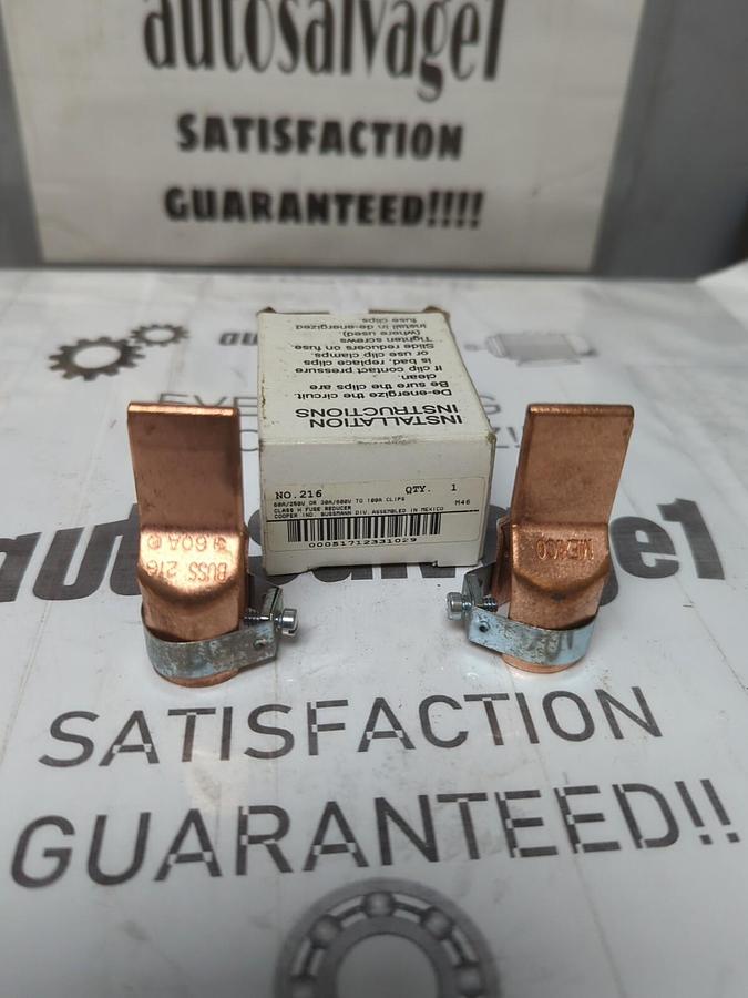 COOPER BUSSMANN,216,FUSE REDUCER 250V 2 PK.