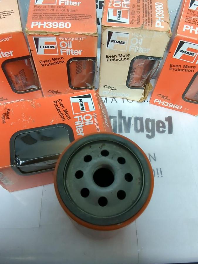FRAM,PH3980,OIL FILTER LOT OF 5 NOS