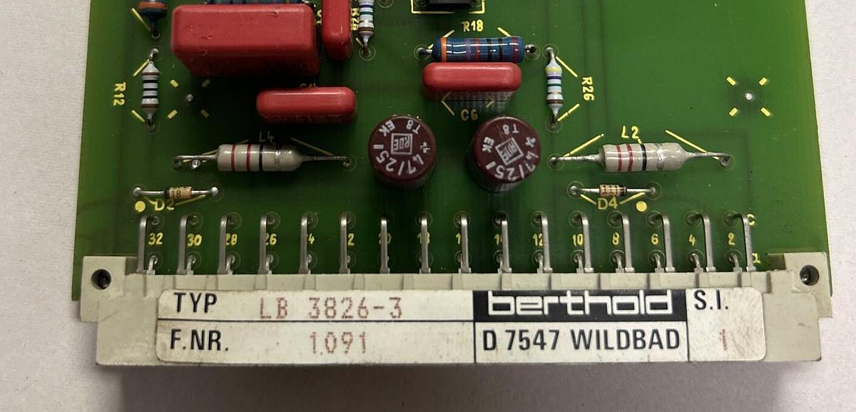 Used BERTHOLD,LB3826-3,COMPENSATION BOARD